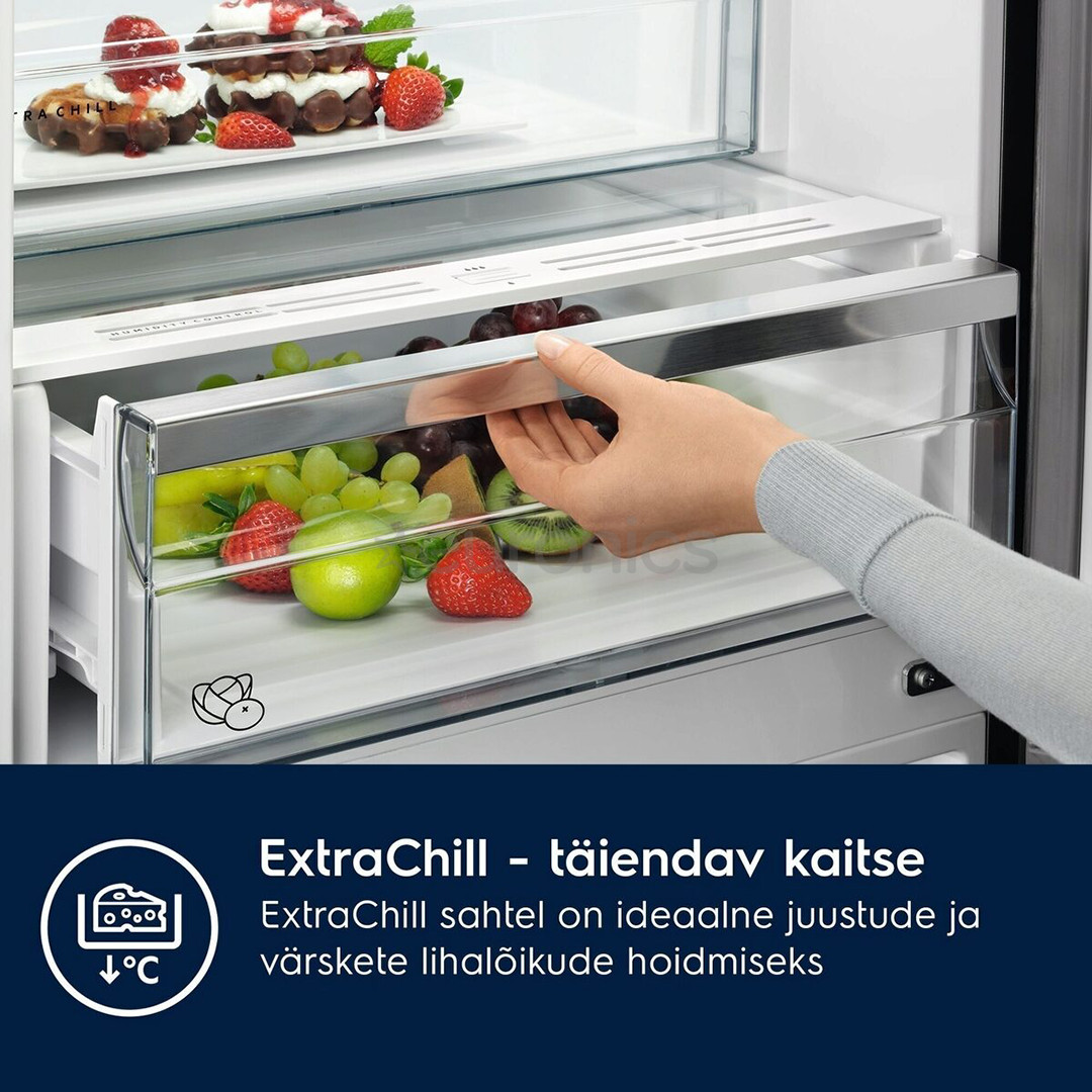 Electrolux 700 No Frost AI CoolAssist, 269 L, kõrgus 189 cm - Integreeritav külmik