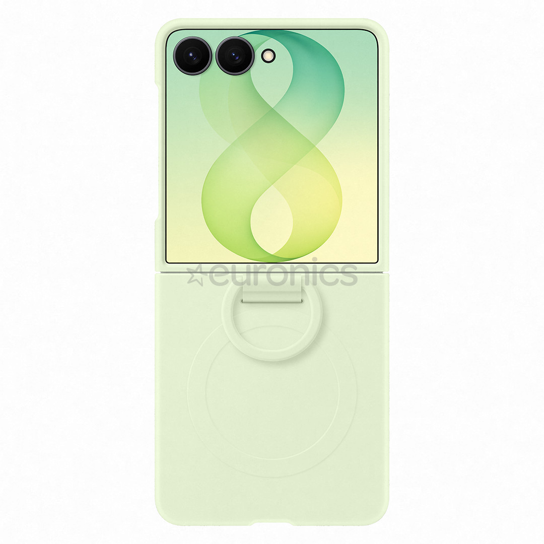 Samsung Silicone Ring Magnet Case, Galaxy Flip8, green - Case