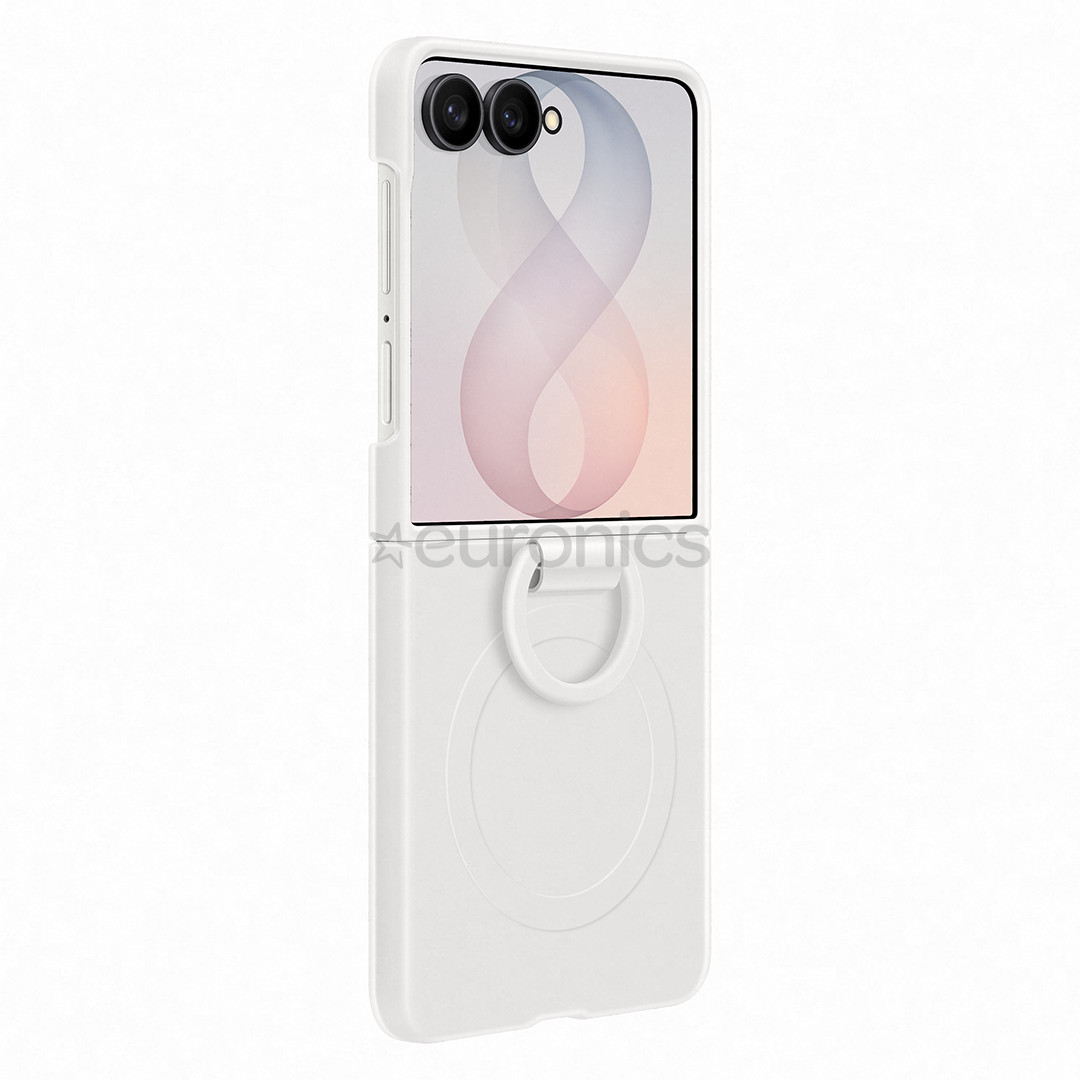 Samsung Silicone Ring Magnet Case, Galaxy Flip8, cream - Case