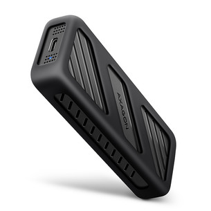 Axagon EEM2-20G, USB-C, 20Gbps, M.2 NVMe, must - SSD korpus