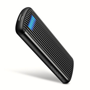 Axagon EEM2-SC, USB-C, 10Gbps, M.2 NVMe, черный - Корпус для SSD