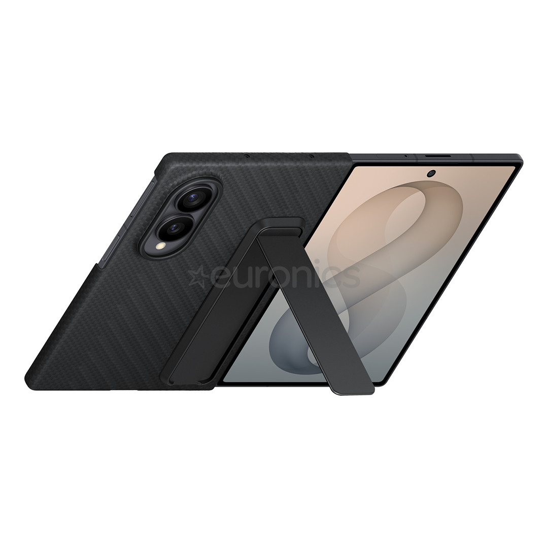 Samsung Carbon Standing Case, Galaxy Fold8, must - Ümbris