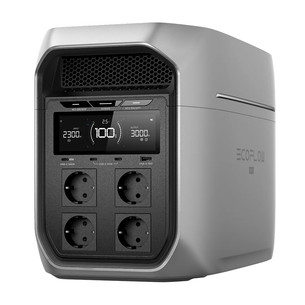 EcoFlow Delta 3 Max Plus, 2048 Wh, 3000 W, hõbe - Akujaam