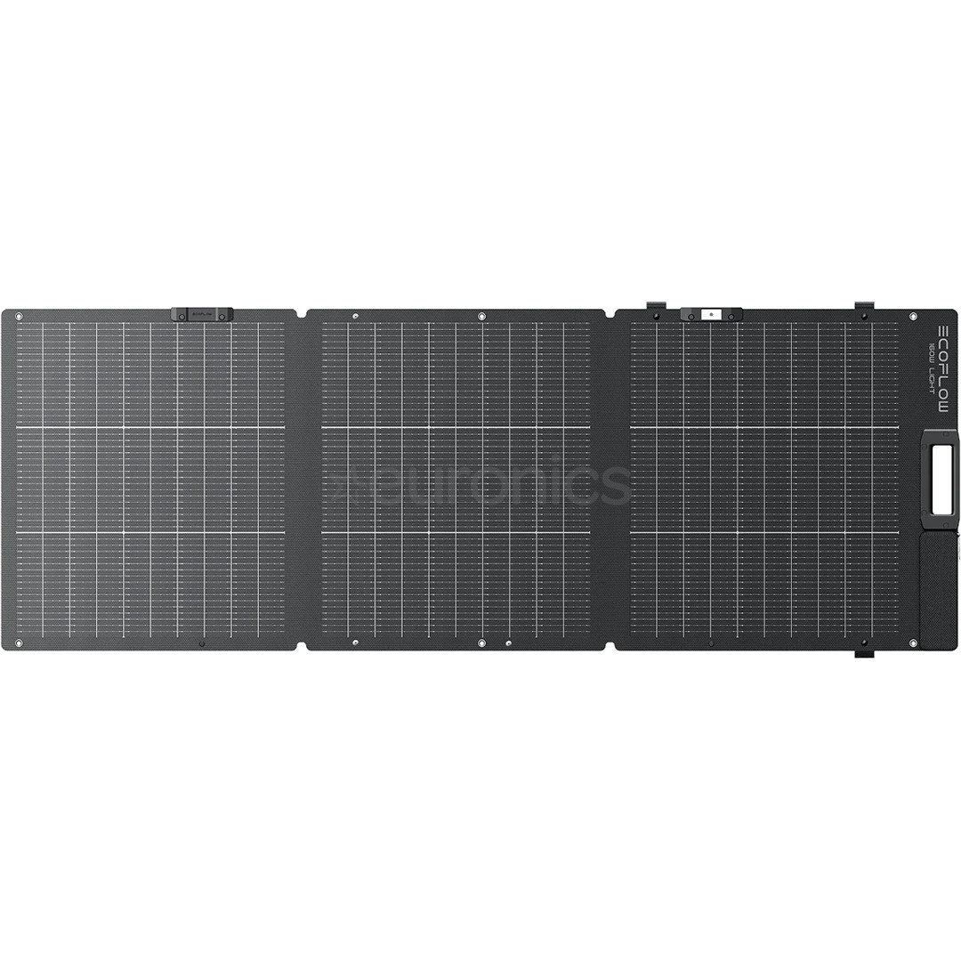 EcoFlow Solar Panel, 160 W, must - Kaasaskantav päikesepaneel