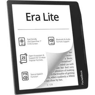 PocketBook Era Lite, 7'', 16 GB, must/roheline - E-luger