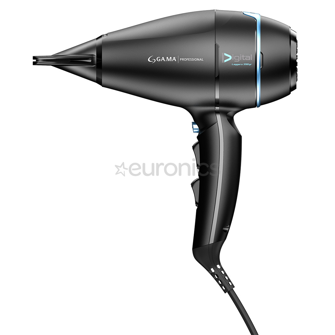 GA.MA Bravo 90 Digital, 2400 W, black - Hair dryer