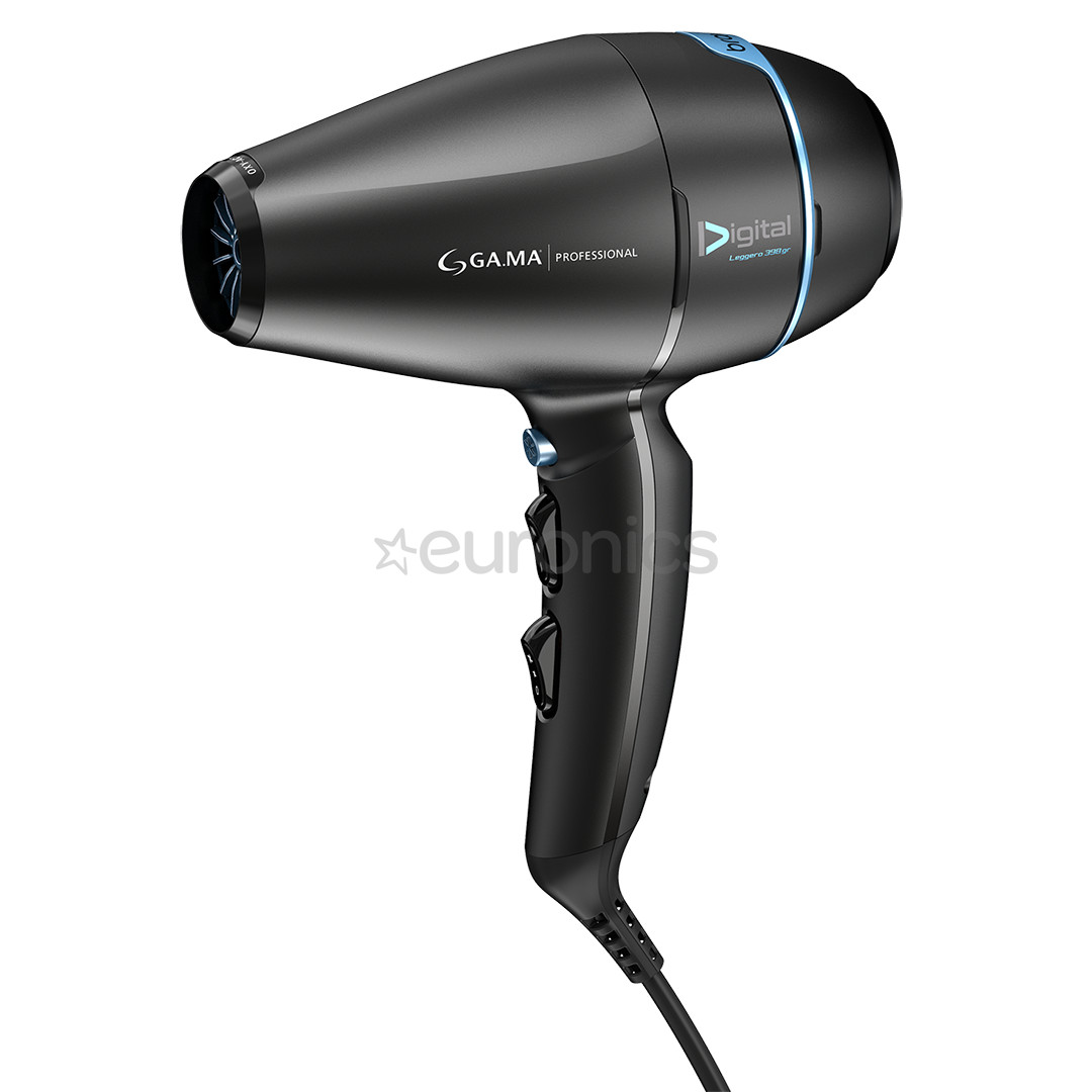 GA.MA Bravo 90 Digital, 2400 W, black - Hair dryer
