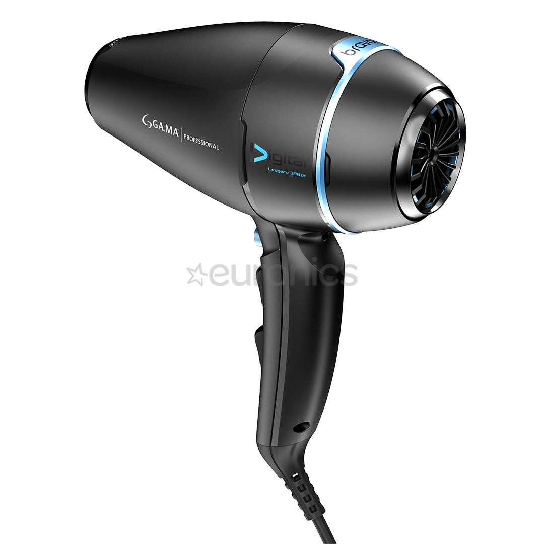 GA.MA Bravo 90 Digital, 2400 W, black - Hair dryer