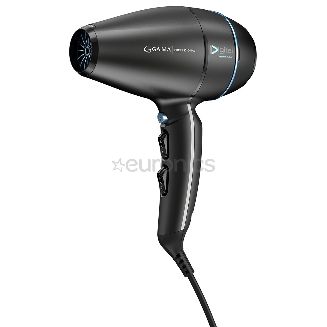 GA.MA Bravo 90 Digital, 2400 W, black - Hair dryer