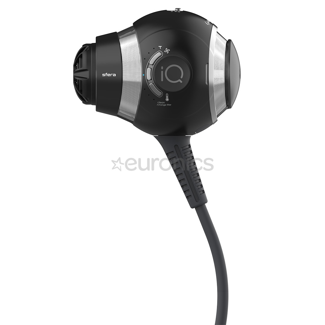 GA.MA iQ Sfera, 1600 W, must - Föön