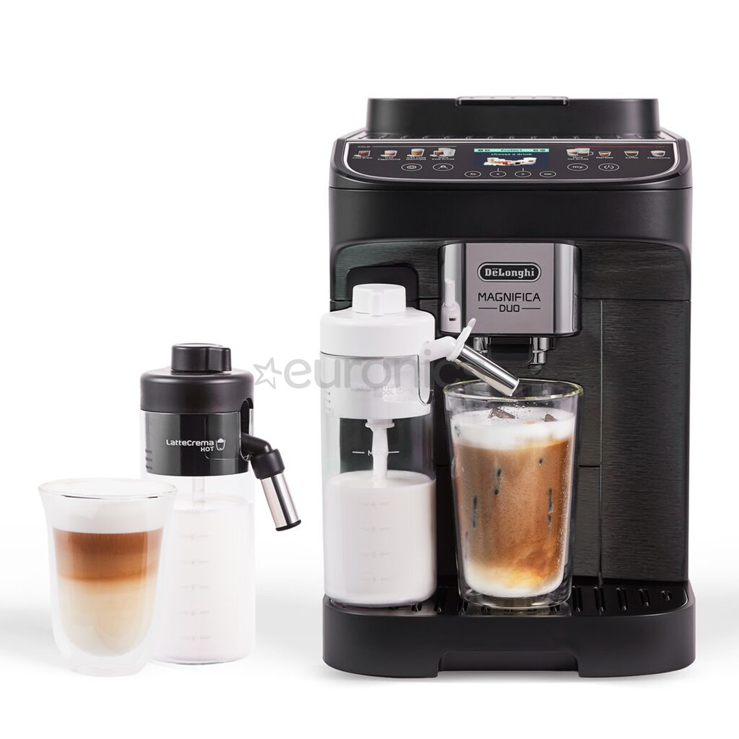 DeLonghi Magnifica Duo, must - Espressomasin