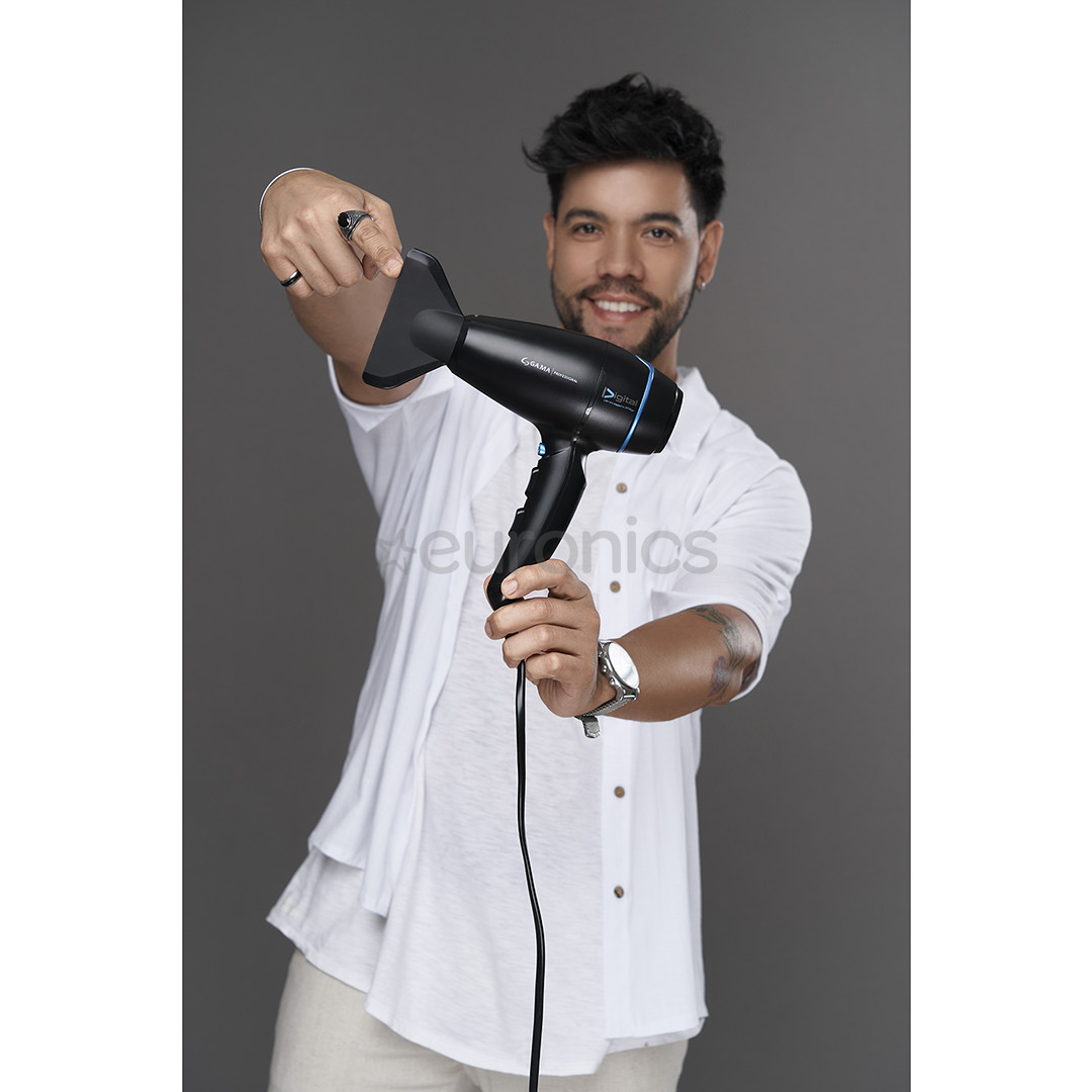 GA.MA Bravo 90 Digital, 2400 W, black - Hair dryer
