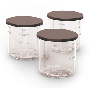 Tefal, Dolci, set of 3 - Ice cream maker dessert tubs XF60W0F0
