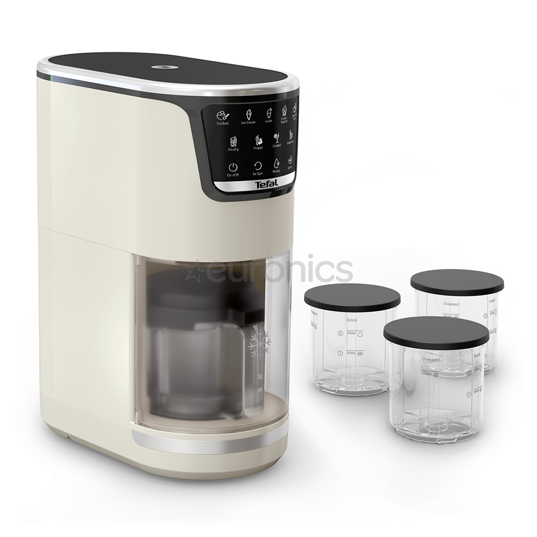 Tefal, Dolci, set of 3 - Ice cream maker dessert tubs
