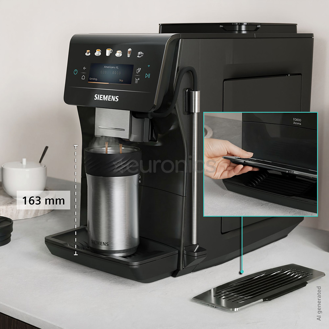 Siemens EQ600 iAroma, black - Espresso machine