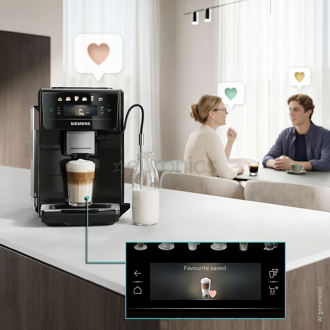 Siemens EQ600 iAroma, black - Espresso machine