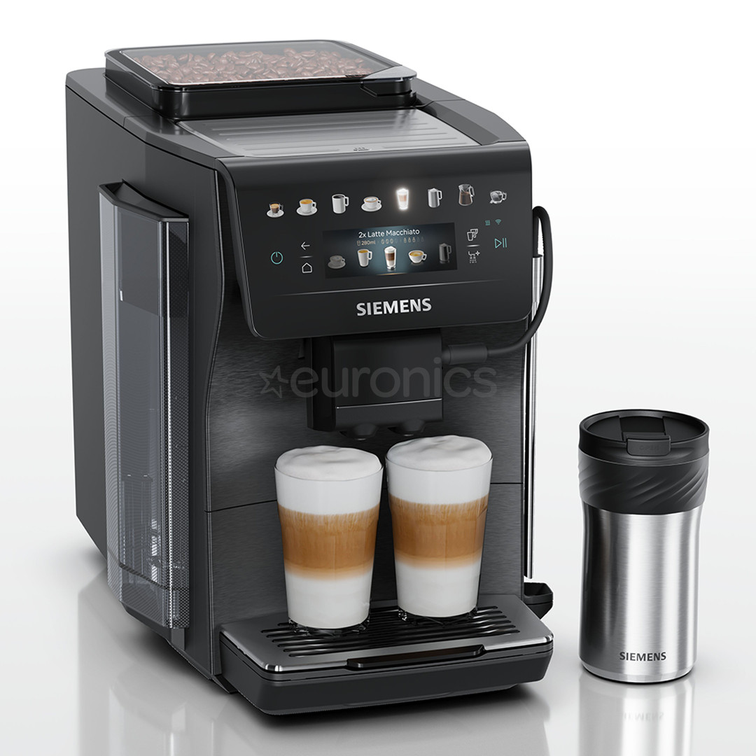 Siemens EQ600 iAroma, dark inox - Espresso machine TP607ET5