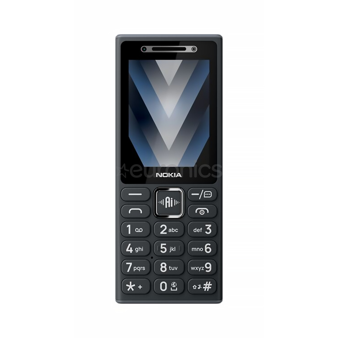 Nokia 200 4G, Dual SIM, black - Mobile Phone