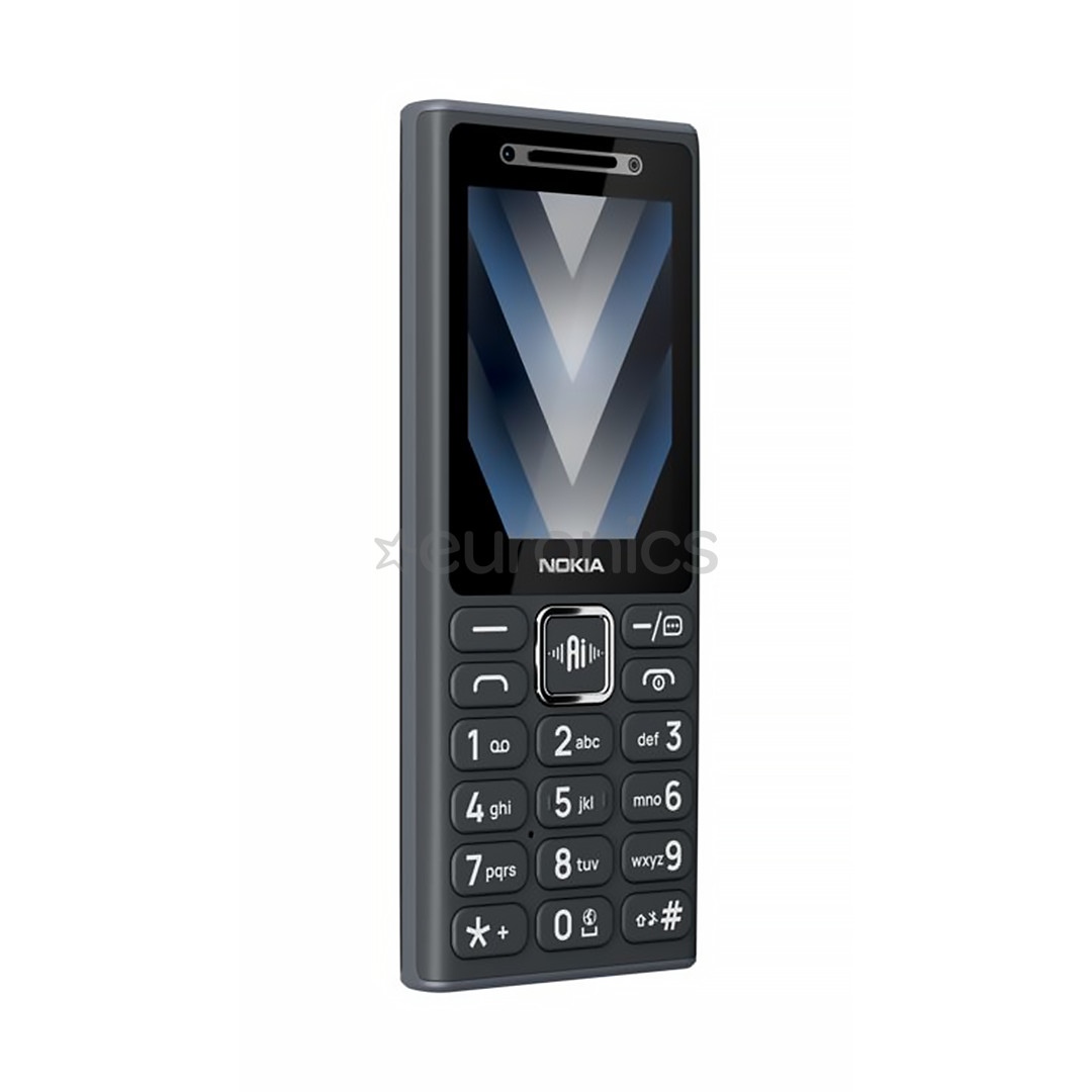 Nokia 200 4G, Dual SIM, black - Mobile Phone