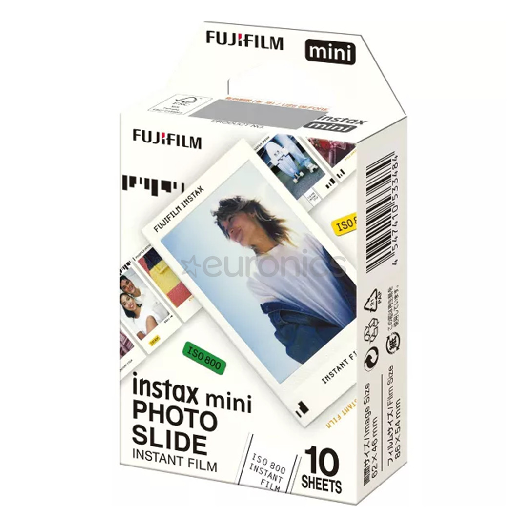 Fujifilm Instax Mini Photo Slide Instant Film, 10 tk - Fotopaber