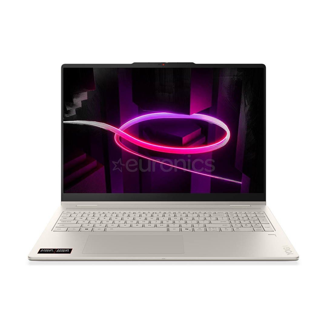 Lenovo Yoga 7 2-in-1 Gen 11, 16'', WUXGA, OLED, Ryzen AI 5, 16 GB, 512 GB, ENG, seashell - Notebook 83TF003DNT