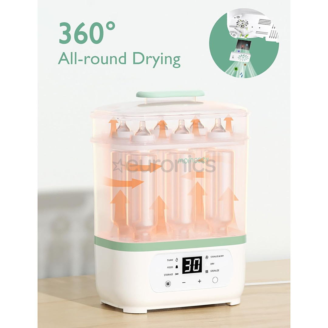 Momcozy, 8-ühes - Lutipudelite auruga steriliseerija