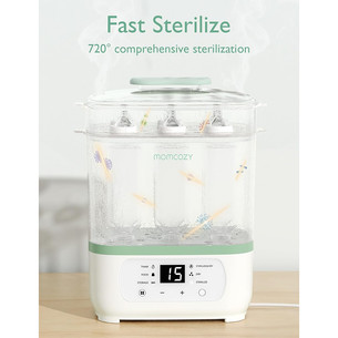 Momcozy, 8-ühes - Lutipudelite auruga steriliseerija
