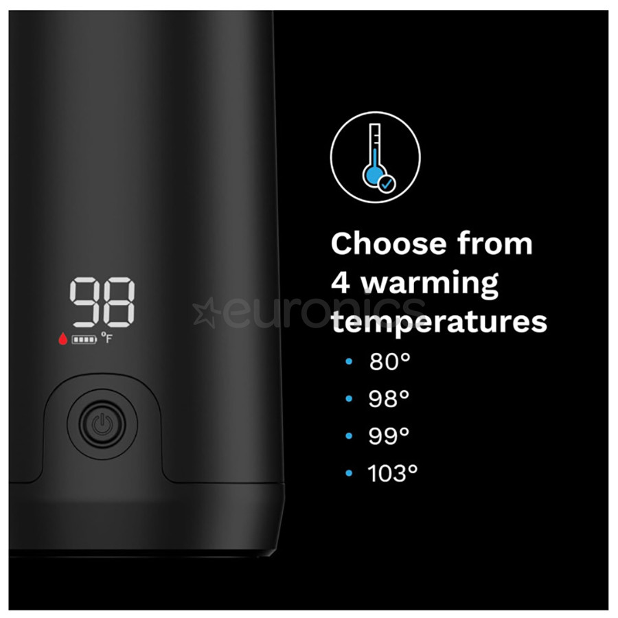 Baby Brezza, 270 ml, black - Superfast portable bottle warmer