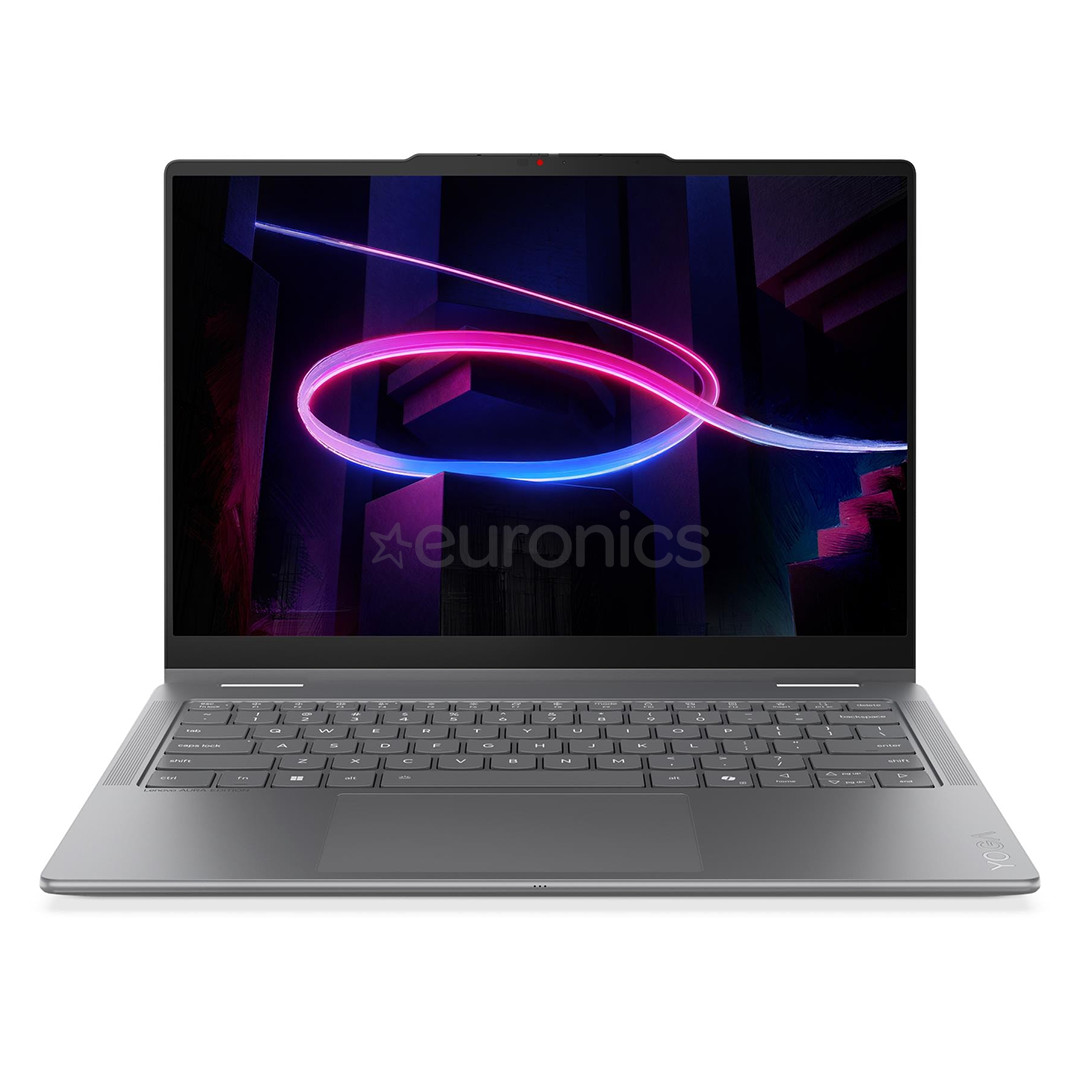 Lenovo Yoga 7i 2-in-1 Aura Edition Gen 11, 14'', WUXGA, OLED, Ultra 7, 16 GB, 512 GB, ENG, luna grey - Notebook 83TC007RNT