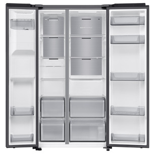 Samsung Bespoke AI, NoFrost, 640 L, kõrgus 179 cm, must - SBS-külmik