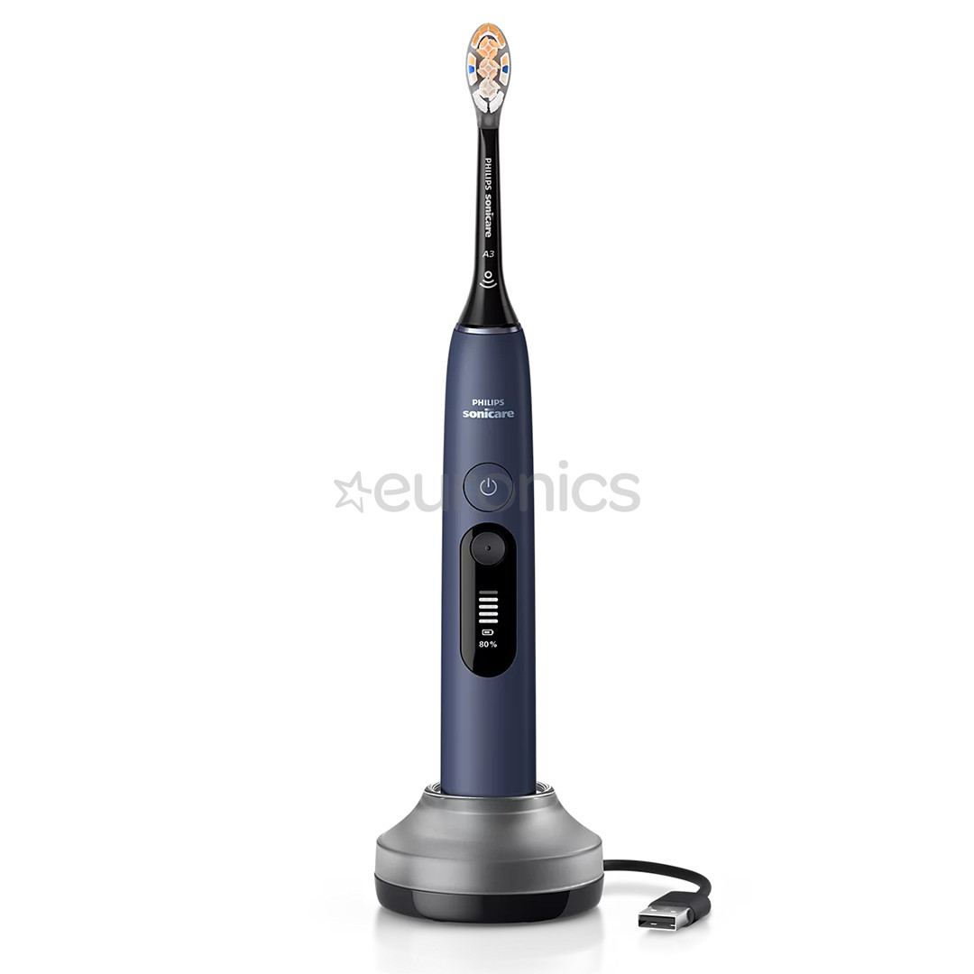 Philips Sonicare DiamondClean 8000, темно-синий - Электрическая зубная щетка