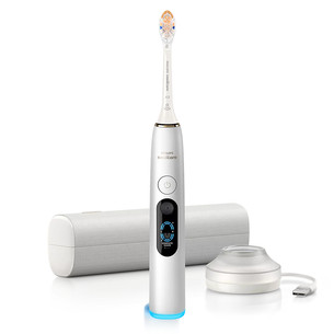 Philips Sonicare DiamondClean 9000, hõbedane/valge - Elektriline hambahari HX9212/81
