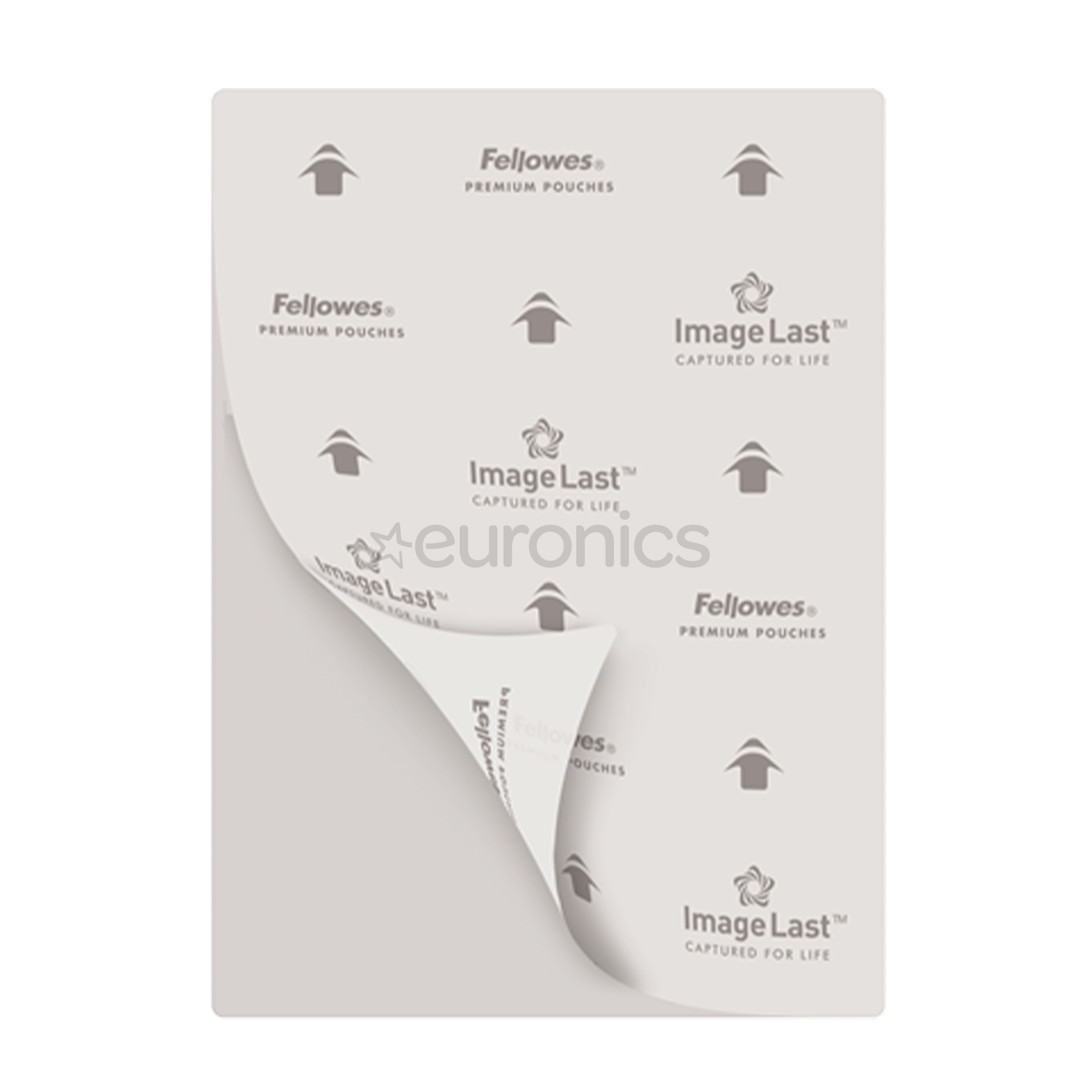 Fellowes ImageLast A4 80 Micron Laminating Pouch, 100 pc - Laminating pouches