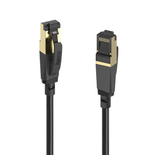Hama Ethernet Cable, Cat 8, 3 m, black - Network cable