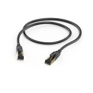 Hama Ethernet Cable, Cat 8, 0,5 m, black - Network cable