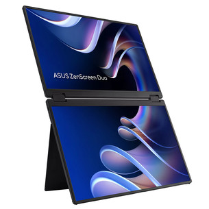 Asus Zenscreen Duo MB14FCD, 14'', USB-C, black - Portable monitor MB14FCD
