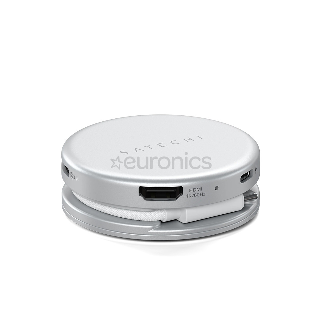 Satechi OntheGo 5-in-1 Multiport Adapter, hõbe - Adapter