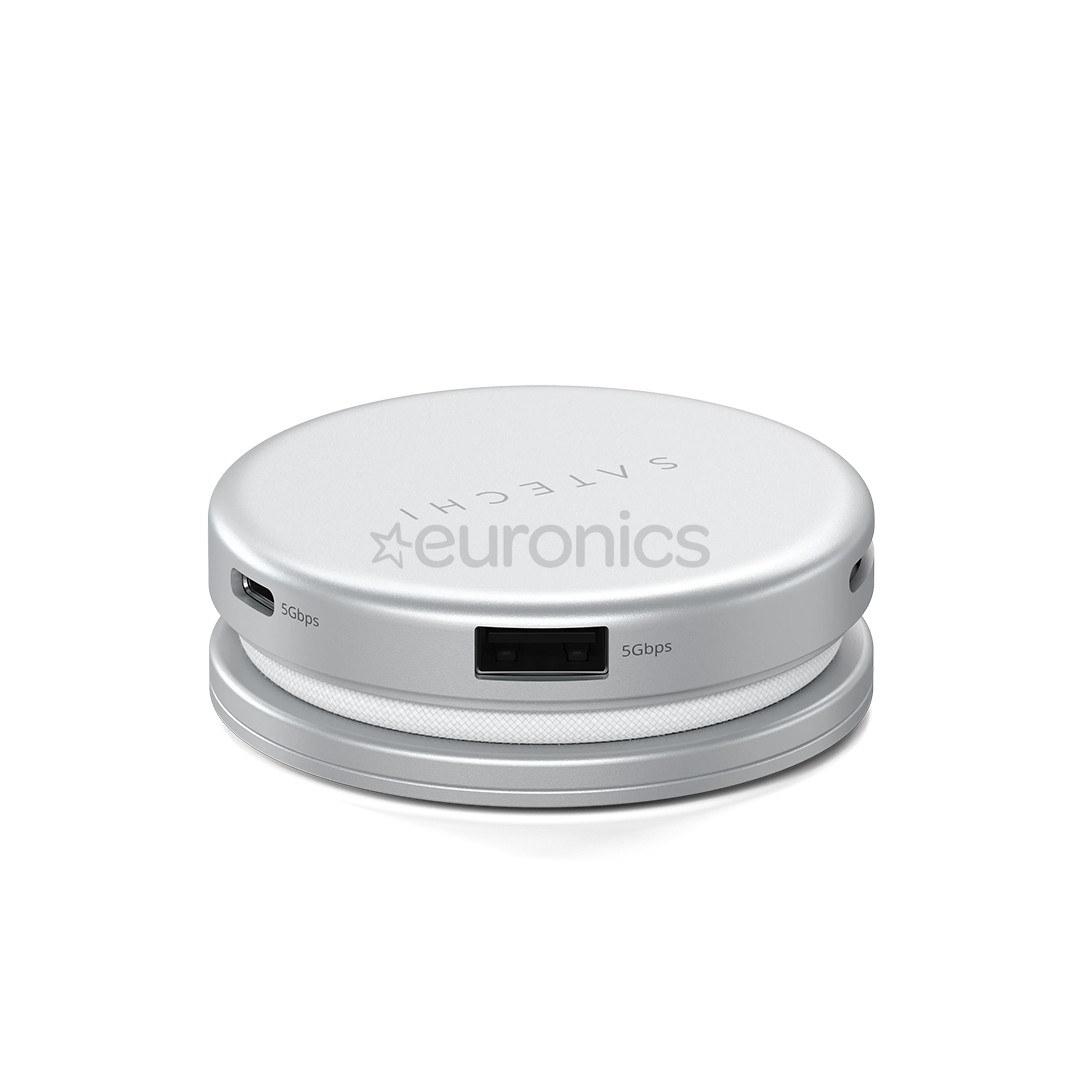 Satechi OntheGo 5-in-1 Multiport Adapter, hõbe - Adapter