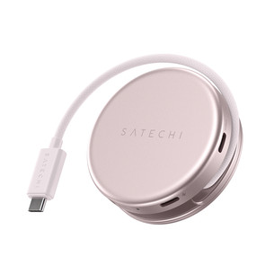 Satechi OntheGo 5-in-1 Multiport Adapter, roosa - Adapter ST-POTG5P
