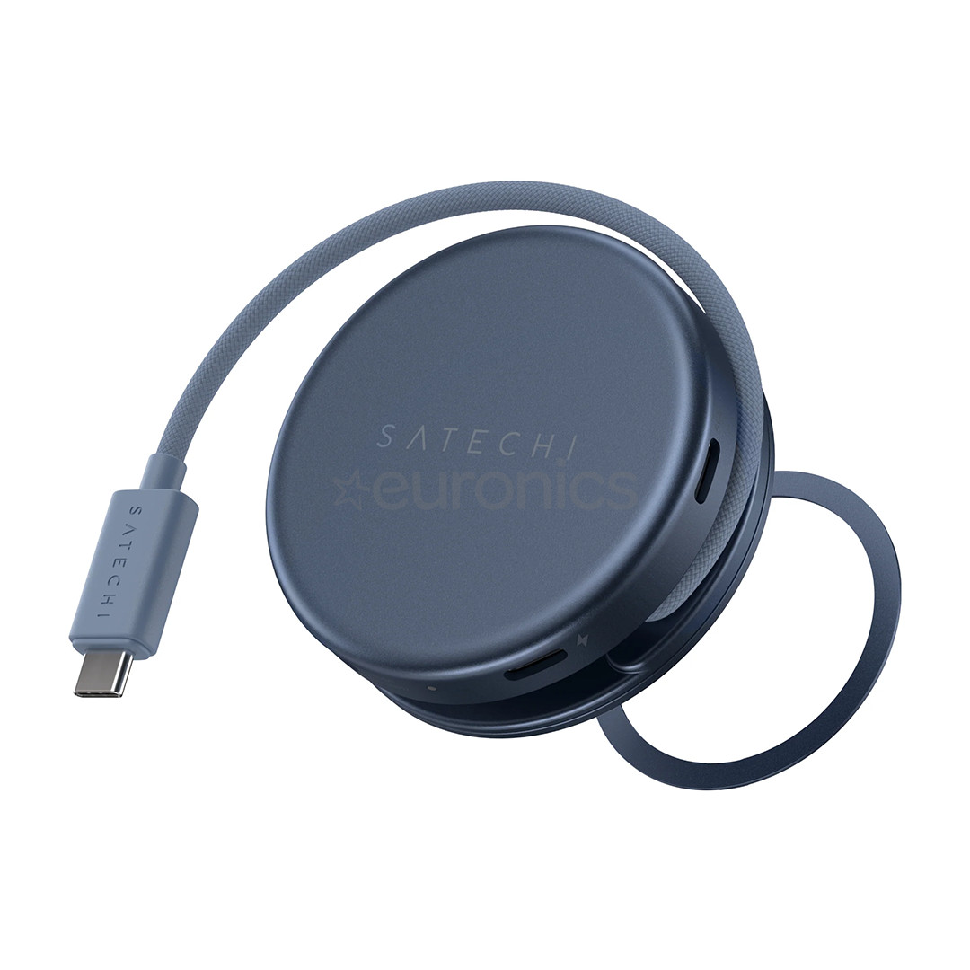 Satechi OntheGo 5-in-1 Multiport Adapter, tumesinine - Adapter