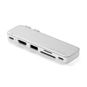 Satechi USB-C Snap Hub, MacBook Neo, hõbe - Adapter ST-HUSNS
