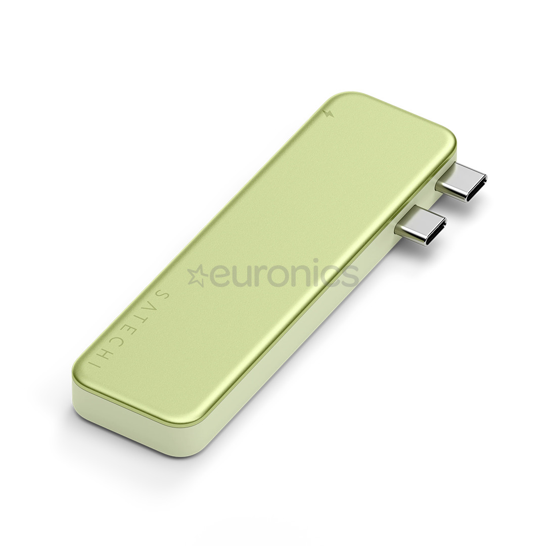 Satechi USB-C Snap Hub, MacBook Neo, kollane - Adapter