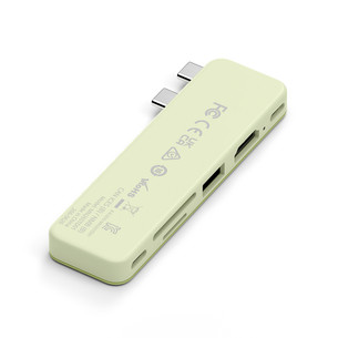 Satechi USB-C Snap Hub, MacBook Neo, kollane - Adapter