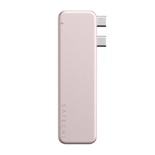 Satechi USB-C Snap Hub, MacBook Neo, roosa - Adapter