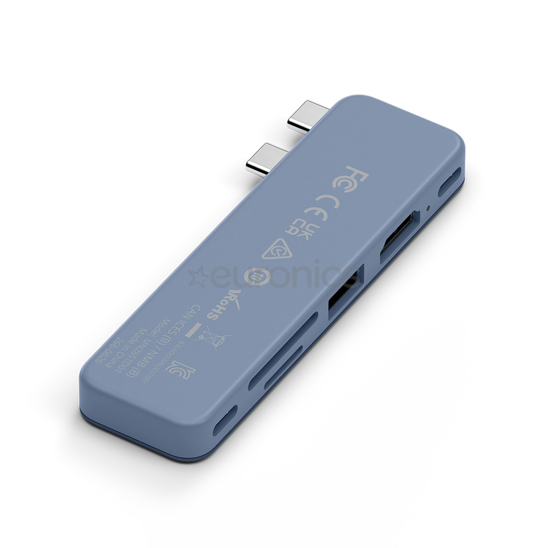 Satechi USB-C Snap Hub, MacBook Neo, tumesinine - Adapter