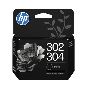 HP 302/304, must - Tindikassett
