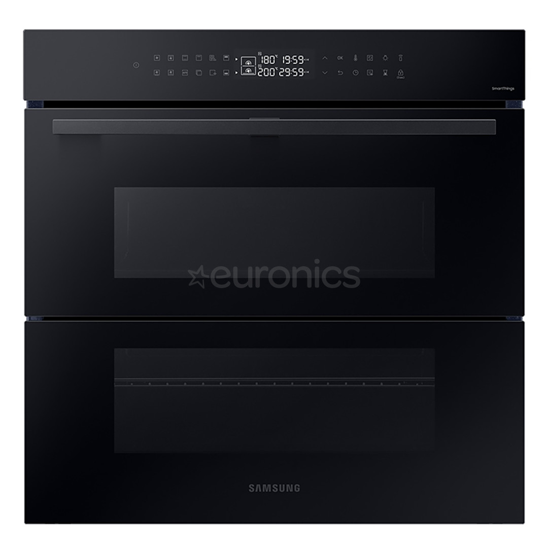 Samsung Dual Cook Flex, katalüütiline puhastus, 76 L, must - Integreeritav ahi