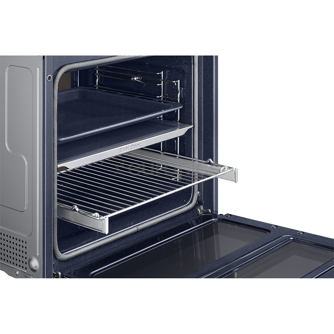 Samsung Dual Cook Flex, katalüütiline puhastus, 76 L, must - Integreeritav ahi