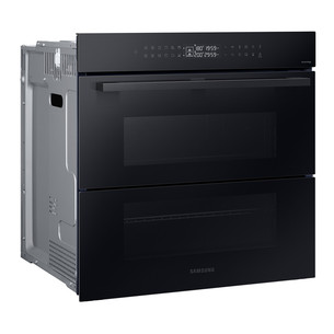 Samsung Dual Cook Flex, katalüütiline puhastus, 76 L, must - Integreeritav ahi