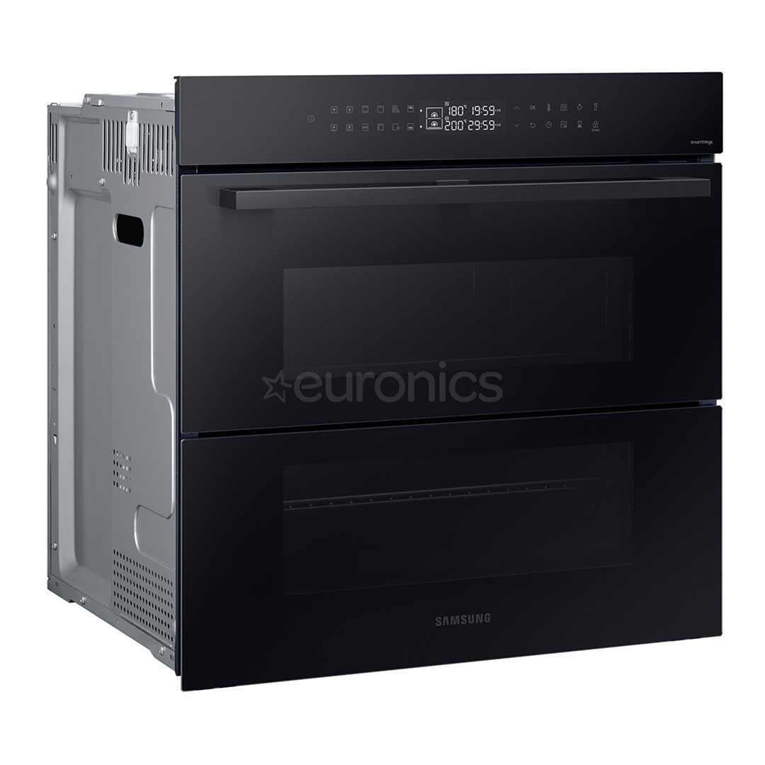 Samsung Dual Cook Flex, katalüütiline puhastus, 76 L, must - Integreeritav ahi